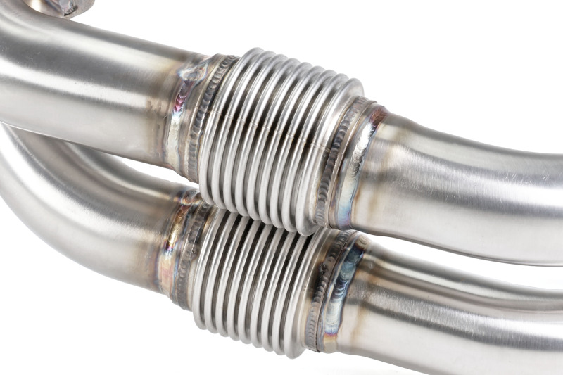 Subaru OBXT Performance Exhaust - Perrin Performance - Equal Length Header - Brushed SS - `20-`25